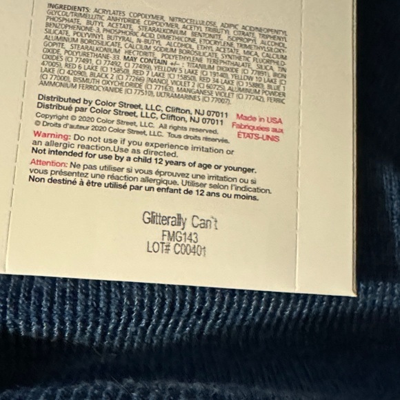 Retired Color Street Glitter, Leopard, and Red Nail Strips - Picture 9 of 9